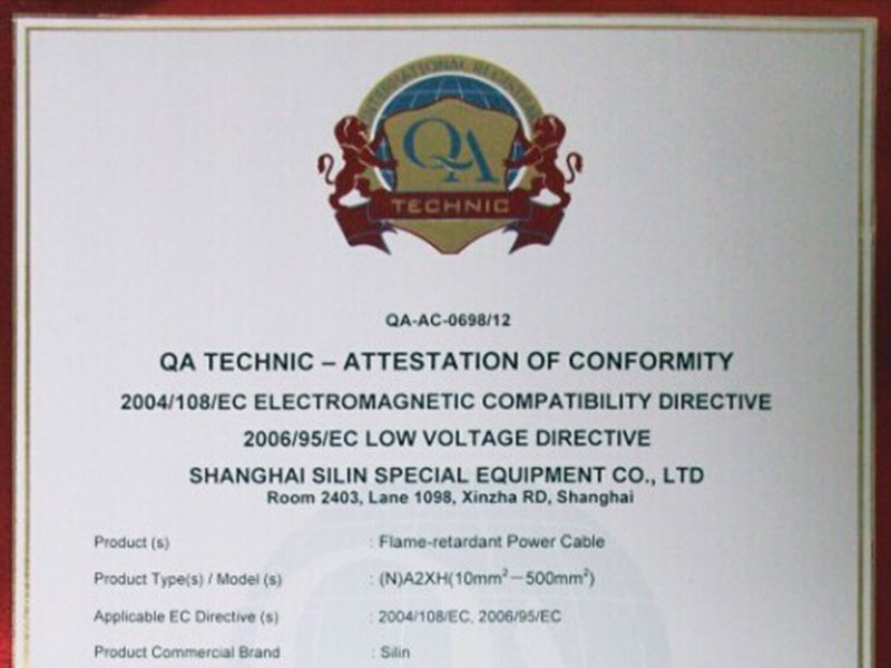 Certificates of Silin